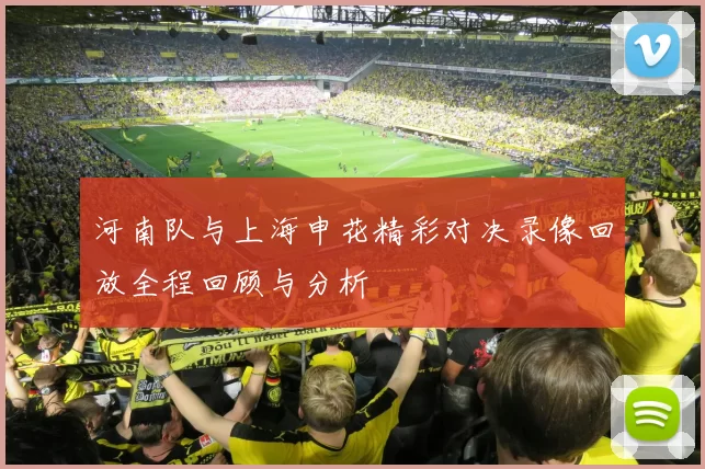 河南队与上海申花精彩对决录像回放全程回顾与分析